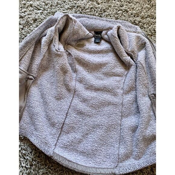 THE NORTH FACE Osito 2 GRAY Fuzzy zip Fleece Jacket Coat women’s S - Picture 4 of 9